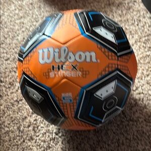 Wilson Hex Stinger Orange Soccer Ball